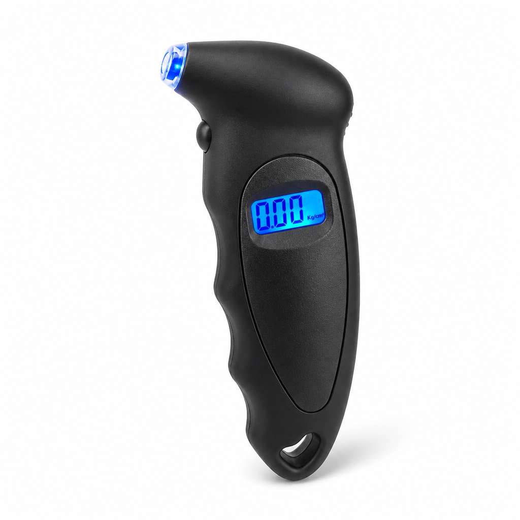 Digital Tire Pressure Gauge | Backlit LCD, 0 to 150 PSI