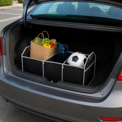 Collapsible Trunk Organizer | Fold-Flat Cargo Box
