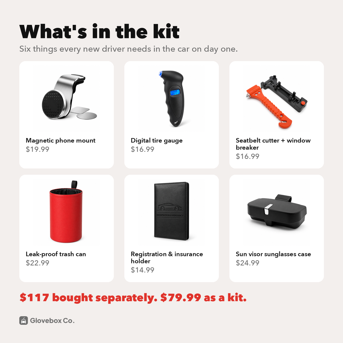 New Driver Kit | 6 Day-One Car Essentials